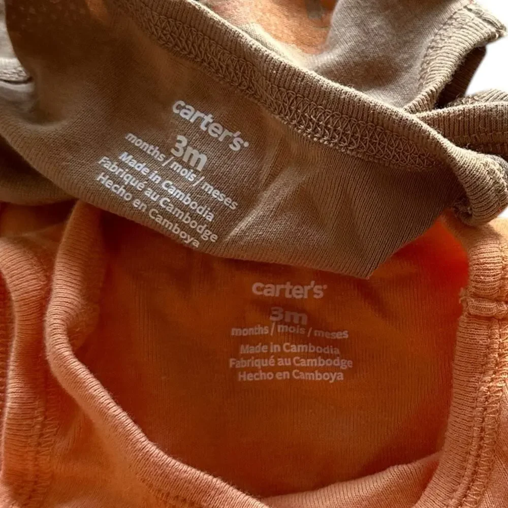 Baby Boy Outfit Bundle Size 0-3 Month Newborn Infant Onesies Pants Shorts Shirts